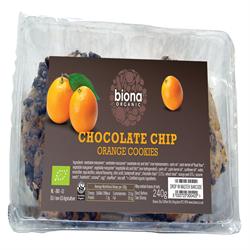 Biscuits Bio aux Pépites de Chocolat et à l'Orange 240g