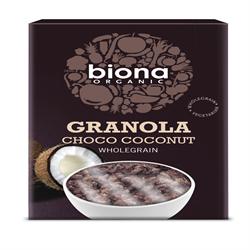 Granola crocantă ciocolată-coco organică 375g