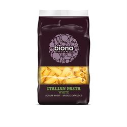 Organic White Rigatoni- Bronze extruded 500g (order in singles or 12 for trade outer)