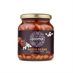 Biona Fèves au Lard Bio à la Sauce Tomate 340g