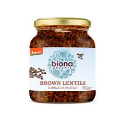 Organic Brown Lentils Demeter - in Glass Jars 360g