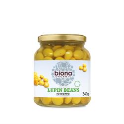 Organic Lupin Beans in Glass Jar 340g