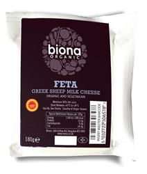 Oveja griega orgánica - Feta 180 g (pedir por separado o 10 para el comercio exterior)