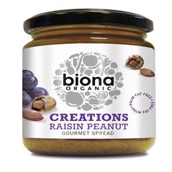 Creations - Organic Raisin Peanut Spread 250g
