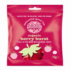 Biona Organic Berry Burst 75g (bestill i single eller 10 for bytte ytre)