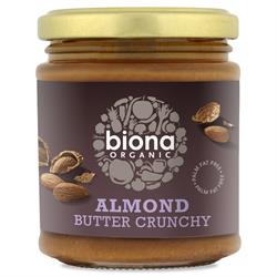 Biona Organic Almond Butter Crunchy 170g