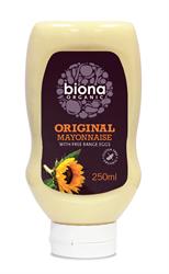 Biona Organic Original Mayonnaise Squeezy 250ml (order in singles or 8 for trade outer)