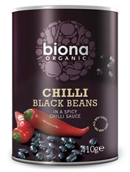 Biona Chilli Black Beans Organic 400g