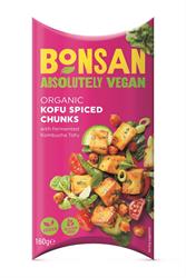 Trozos de kofu vegano orgánico con especias 160 g (pedir por separado o 5 para el comercio exterior)