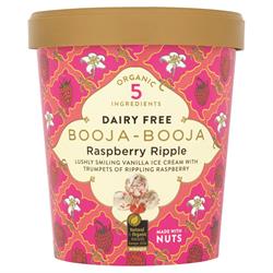 Raspberry Ripple Dairy Free Ice Cream 500ml (order in multiples of 2 or 6 for trade outer)