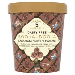 Înghețată cu ciocolată și caramelă sărată fără lactate 500 ml (comandați în multipli de 2 sau 6 pentru comerț exterior)
