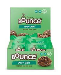 Cacao Mint Protein Bomb Bounce Balls Caja de 12