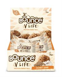 V Life Vegan Protein Energy Ball Kokosnuss-Kümmel-Box mit 12 Stück
