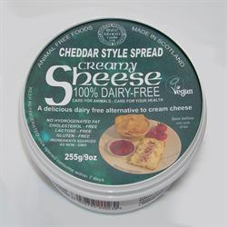 Cheddar style spread cremet sheese 255g