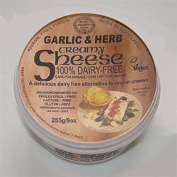 Crema de queso con ajo y hierbas 255g