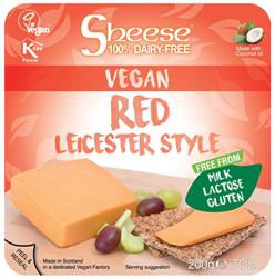 Red Leicester Style Dairy Free Sheese 200g