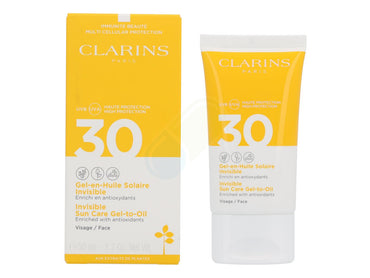 Clarins Soin Solaire Invisible Gel-Huile Visage SPF30 50 ml