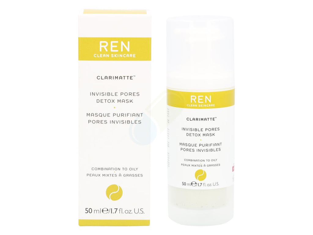 REN Clarimatte Mascarilla Detox Poros Invisibles 50 ml