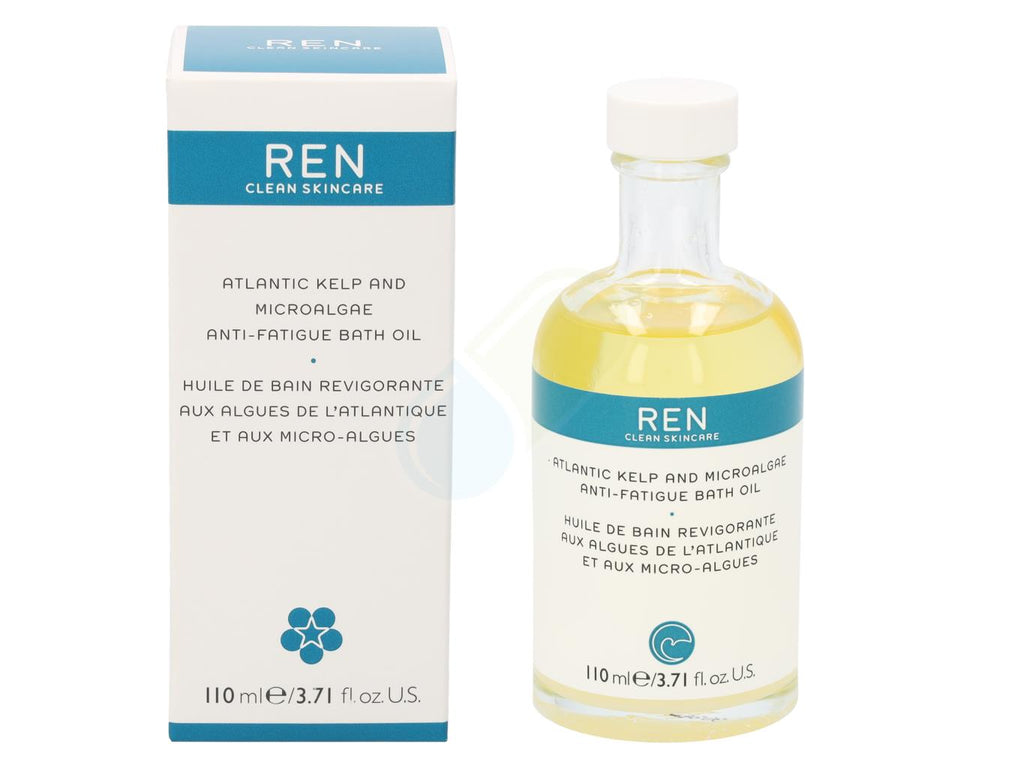 REN Huile de Bain Anti-Fatigue Varech Atlantique &amp; Microalgues 110 ml