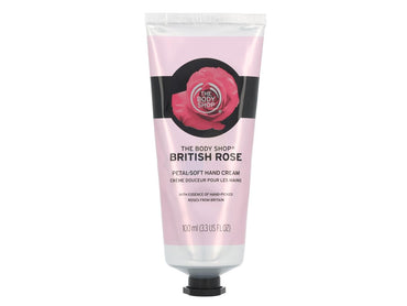 The body shop crème pour les mains douce aux pétales de rose britannique 100 ml