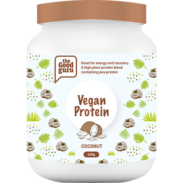 The Good Guru, Veganes Proteinpulver Kokosnuss, 500g