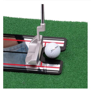 Swing de Golf pratique droite, miroir de mise en place, aide à l'entraînement, entraîneur de Swing, ligne oculaire, accessoires de Golf 32x14.5cm