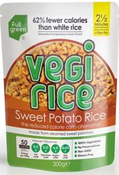 أرز البطاطا الحلوة VegiRice 200 جرام (اطلب 8 للبيع بالتجزئة الخارجي)