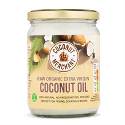 Aceite de coco virgen extra orgánico crudo 500 ml (pedir por separado o 12 para el comercio exterior)
