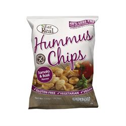 Eat Real Hummus Chips Tomato Basil 135g (order in singles or 10 for trade outer)