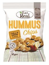 Eat Real Hummus Chips Lemon Chilli 135g (order in singles or 10 for trade outer)