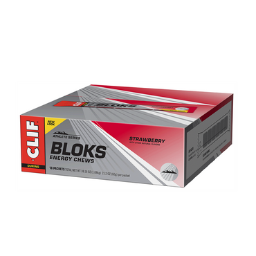 CLIF Bloks Energy Chews 18x60g / Strawberry