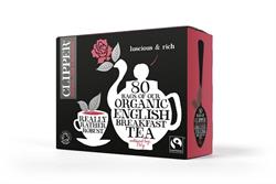 अंग्रेजी नाश्ता फेयरट्रेड जैविक चाय 80 चाय बैग