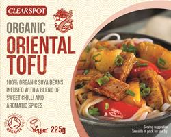 Clearspot Oriental Tofu 225g (bestill i single eller 8 for bytte ytre)