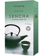 Økologisk japansk grøn te, Sencha teposer/æske 20 teposer