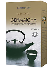 תה ירוק יפני Genmaicha אורגני עם אורז קלוי 40 גרם