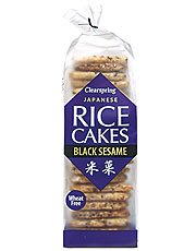 Rijstwafels Zwarte Sesam 150g (bestel 6 voor de buitenverpakking)