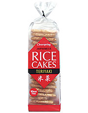 Tortitas de arroz teriyaki 150 g (pedir por separado o 12 para el comercio exterior)