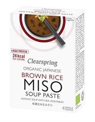 Instant Miso Soup Paste with sea vegetables 4 x 15g (order in singles or 8 for trade outer)