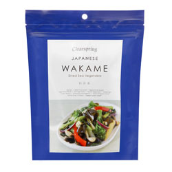 Wakame Sea Vegetable 50g (bestil i singler eller 5 for bytte ydre)