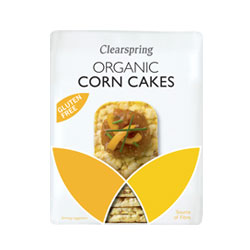Organic Puffed Corncakes 130g (order in singles or 12 for trade outer)