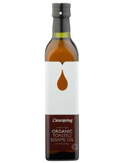 Organic Toasted Sesame Oil 250ml (order in singles or 8 for trade outer)