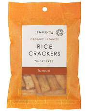 Organic Rice Cracker Tamari 50g (order in singles or 12 for trade outer)