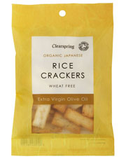 Organic Rice Cracker Olive Oil & Sea Salt 50g (order in singles or 12 for trade outer)
