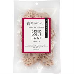 Organic Japanese Dried Lotus Root Slices 30g (order in singles or 5 for trade outer)