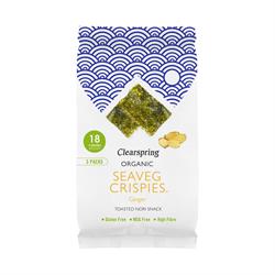 Organic Seaveg Crispies Multipack Ginger 12g (order in multiples of 2 or 8 for trade outer)