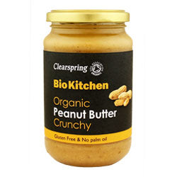 Bio cozinha manteiga de amendoim orgânica crocante 350g