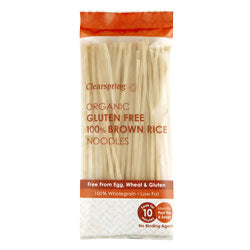 Fideos de arroz Br sin gluten Org 200 g (pedir por separado o 10 para el comercio exterior)