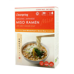 Org Miso Ramen w/ Miso Ginger 170g (order in singles or 5 for trade outer)