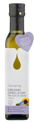 Mélange d'huiles de lin bio Omeg-a-day 78 % 250 ml (commander en simple ou 8 pour le commerce extérieur)