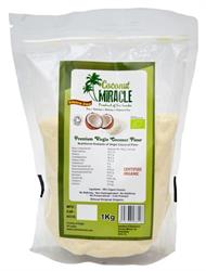 Farina di cocco vergine RAW biologica G/F 1000g (ordinare in pezzi singoli o 10 per commercio esterno)